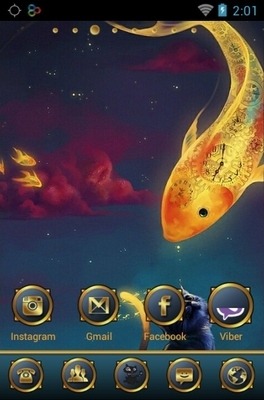 Cats Dream Go Launcher Android Theme Image 2