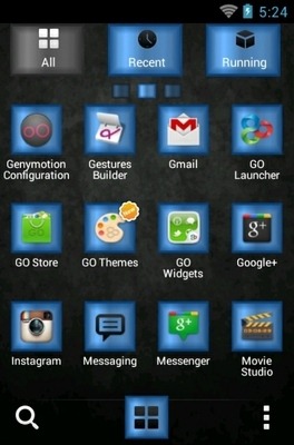 Electrified Go Launcher Android Theme Image 2