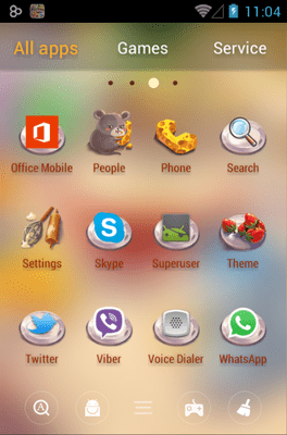 Cats &amp; Mice Go Launcher Android Theme Image 3