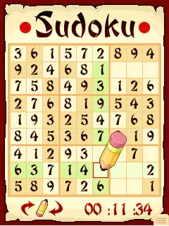 Sudoku Mobile Java Game Image 3