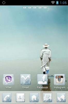 Lonely Life Go Launcher Android Theme Image 2