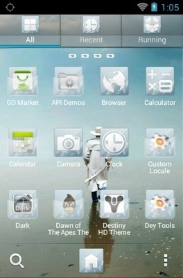 Lonely Life Go Launcher Android Theme Image 3