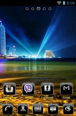 Tech City Go Launcher Android Theme Image 2