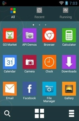 Windows Metro Go Launcher Android Theme Image 3