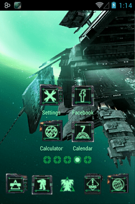 Space Mission Go Launcher Android Theme Image 2