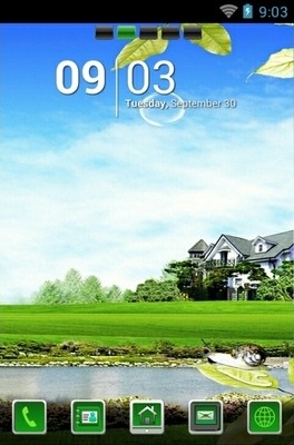 Heaven Go Launcher Android Theme Image 1