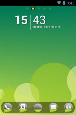 Bubble Go Launcher Android Theme Image 1