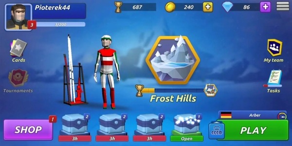 Biathlon Championship Android Game Image 1