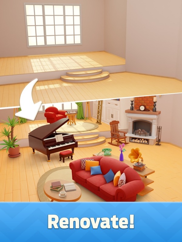Mergedom: Home Design Android Game Image 3