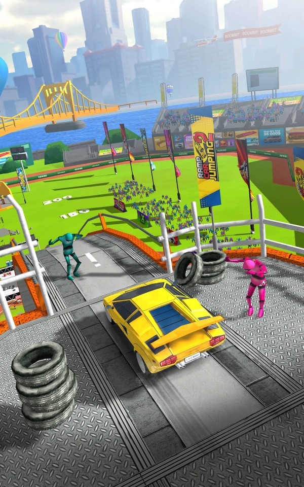Ramp Car Jumping 2 Android Game Image 1