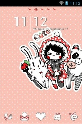 Cute Go Launcher Android Theme Image 2