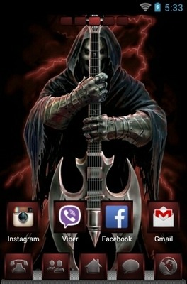 Rock Power Go Launcher Android Theme Image 1