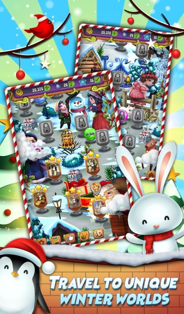 Xmas Mahjong: Christmas Magic Android Game Image 2