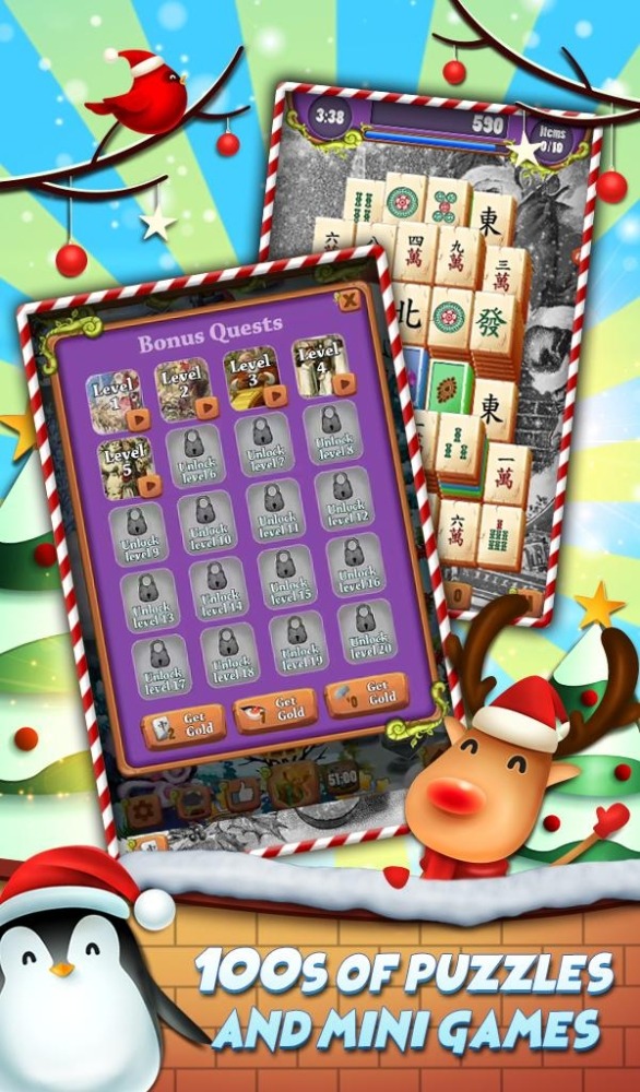 Xmas Mahjong: Christmas Magic Android Game Image 3