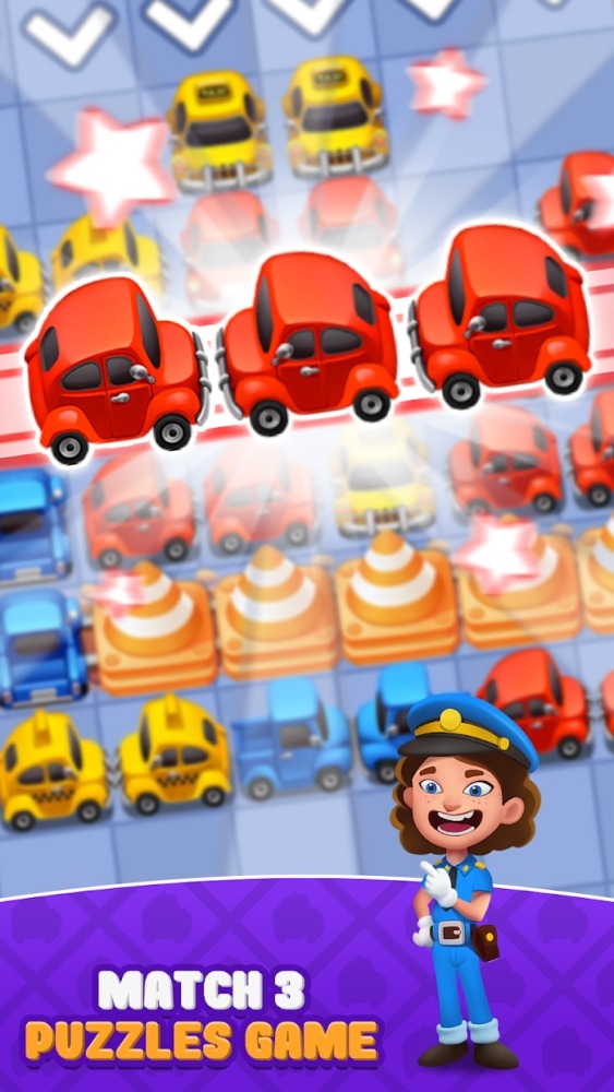 Traffic Jam Car Puzzle Match 3 Android Game Image 2