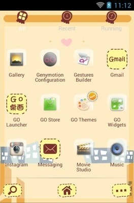 Running Around Go Launcher Android Theme Image 3