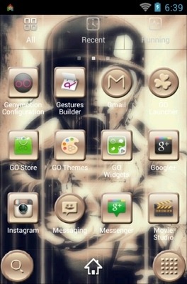 Gas Mask Go Launcher Android Theme Image 3