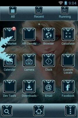 Elsa Go Launcher Android Theme Image 3