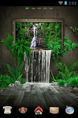 3d Waterfall Go Launcher Android Theme Image 1