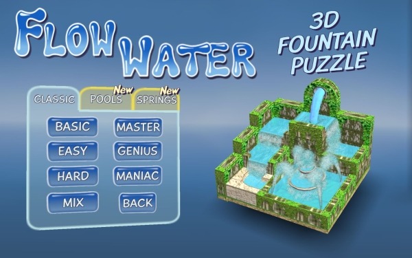 Flow Water Fountain 3D Puzzle Android Game Image 1