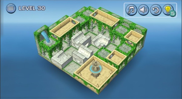Flow Water Fountain 3D Puzzle Android Game Image 2