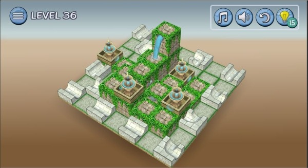 Flow Water Fountain 3D Puzzle Android Game Image 4