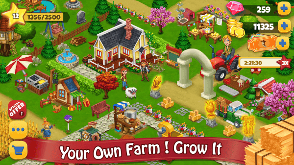 Farm Day Village Farming: Offline Games Android Game Image 1