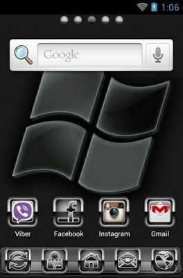 Windows Logo Go Launcher Android Theme Image 2