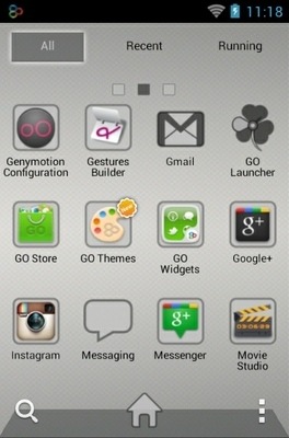 Pixelated Go Launcher Android Theme Image 3