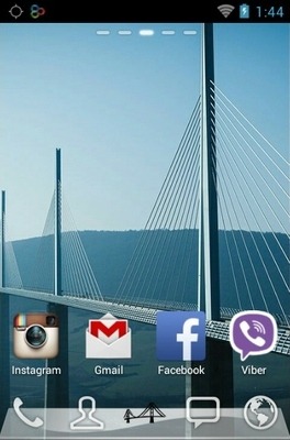 Magnificent Bridges Go Launcher Android Theme Image 2