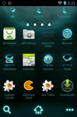Skull Go Launcher Android Theme Image 3