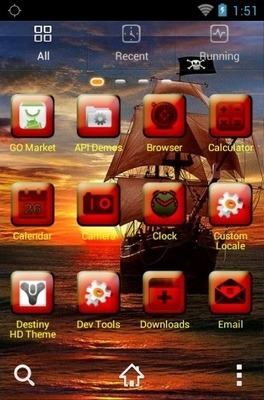Pirate Ship Go Launcher Android Theme Image 3