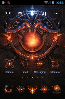 Darkon II Go Launcher Android Theme Image 1