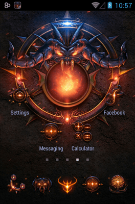 Darkon II Go Launcher Android Theme Image 2