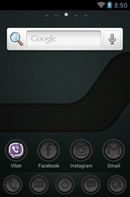 Carbon Android Go Launcher Android Theme Image 2
