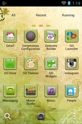 Vector Lily Go Launcher Android Theme Image 3