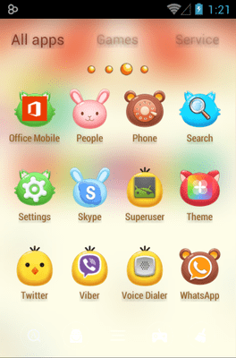 Happy Time Go Launcher Android Theme Image 3