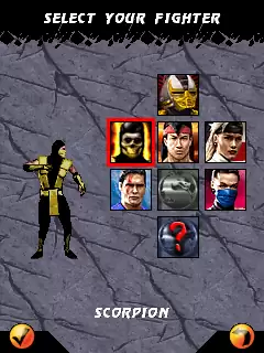 Ultimate Mortal Kombat 3 Java Game Image 2