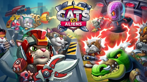 Cats Vs Aliens PVP Android Game Image 1