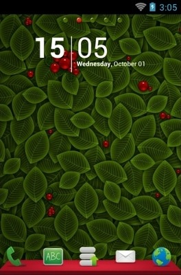 Cherries Go Launcher Android Theme Image 1