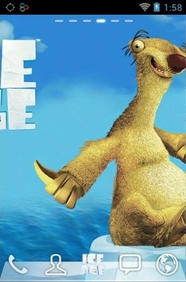 Ice Age Go Launcher Android Theme Image 3