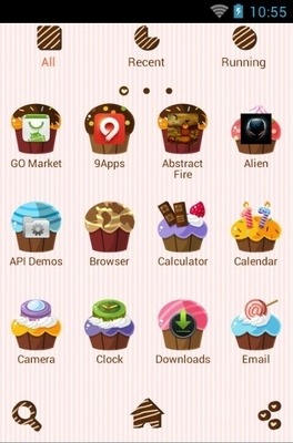 Cake Go Launcher Android Theme Image 3