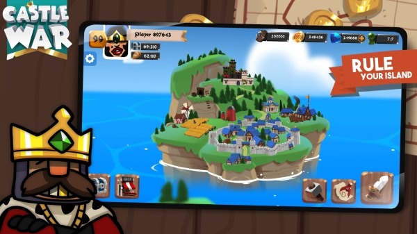 Castle War: Idle Island Android Game Image 1