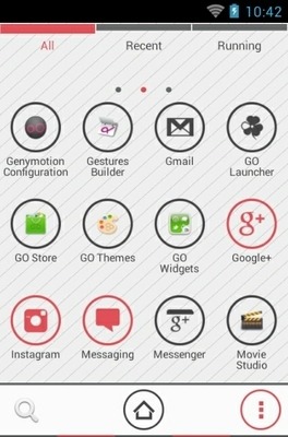 Cassandra Light Go Launcher Android Theme Image 3