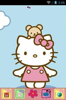 Hello Kitty Go Launcher Android Theme Image 1
