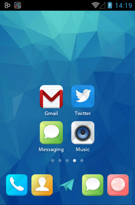 Origami Go Launcher Android Theme Image 1