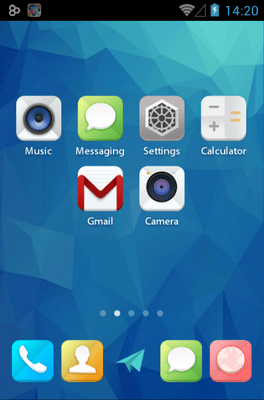 Origami Go Launcher Android Theme Image 3
