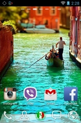 Lovely Venice Go Launcher Android Theme Image 2
