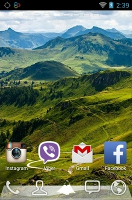 Mountains Go Launcher Android Theme Image 2