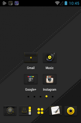 Luminous Go Launcher Android Theme Image 1